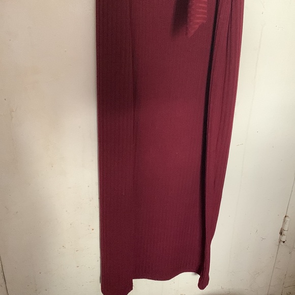 Women's Off Shoulder Long Sleeves Bodycon Sweater Dress - Picture 2 of 2